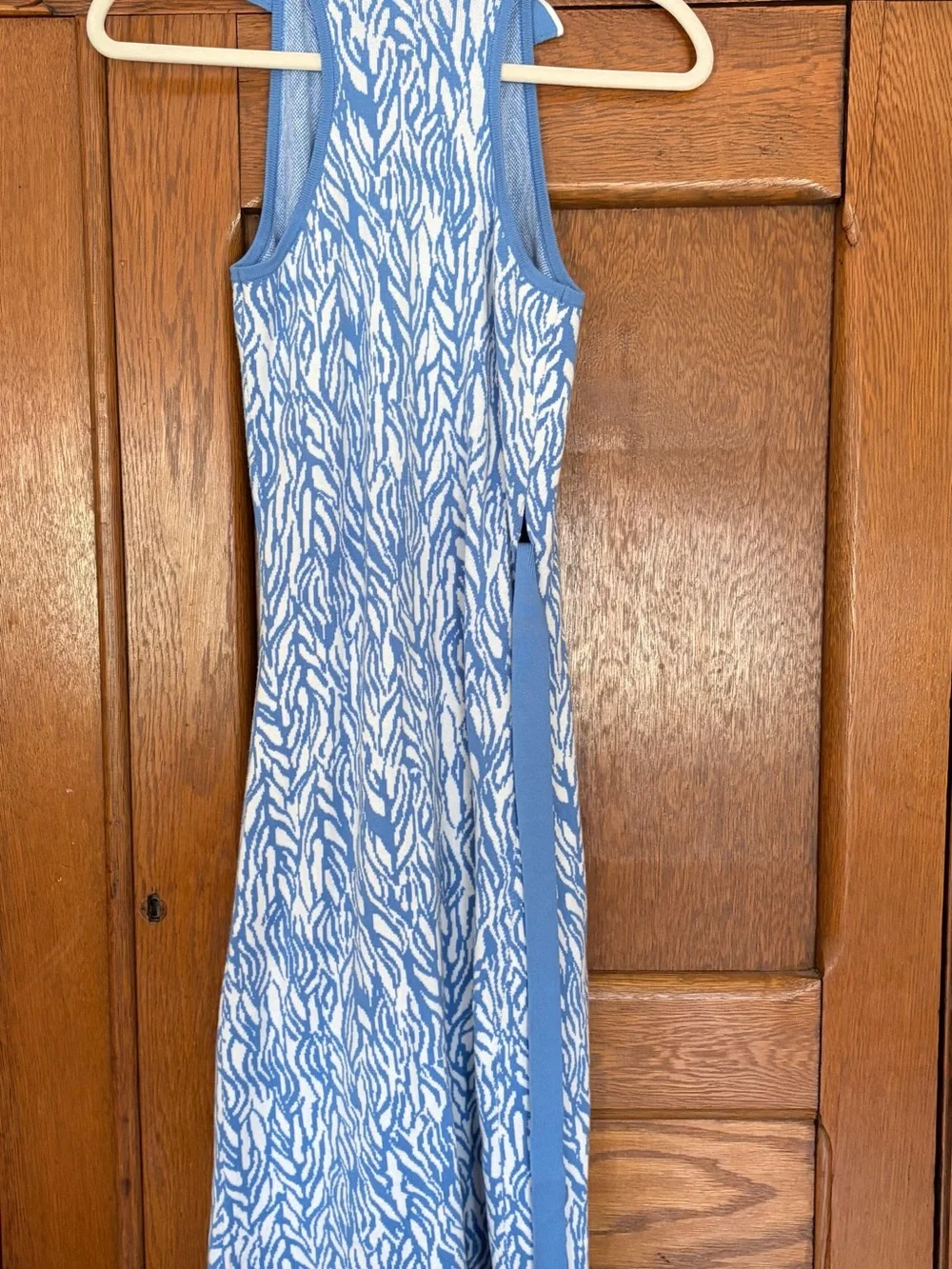 Diane Von Furstenberg Light Blue Knit Top - Picture 2 of 8